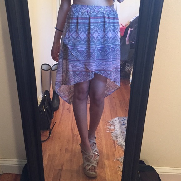 High low skirt