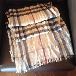 100% Authentic BURBERRY Crinkle Scarf!