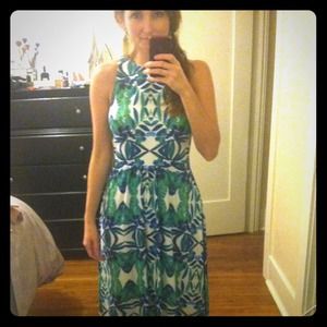 Never worn Cynthia Steffe print maxi