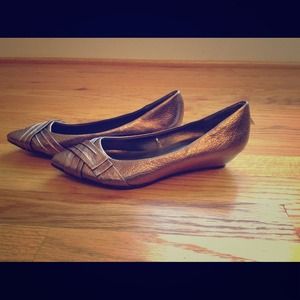 Pewter Flats with Mini Wedge size 7.5!