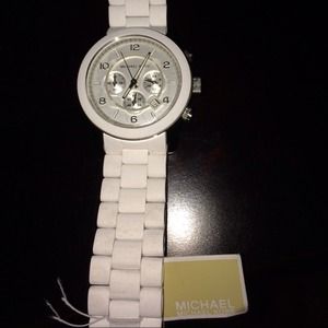 BRAND NEW WHITE Michael Kors watch