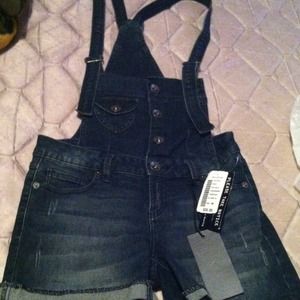 Cute Love Culture Denim Romper