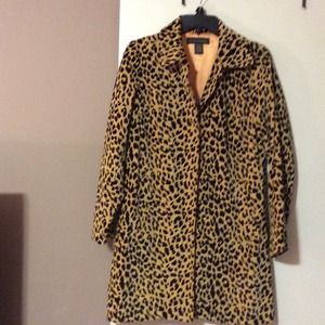 BR leopard coat