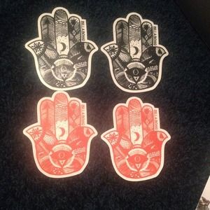 Billabong Hamsa Hand stickers NWT