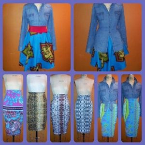 Fitted skirts made by me