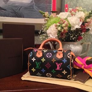 Vuitton Multicolore Black Mini Speedy