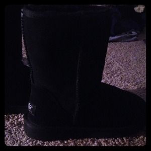 Black ugg boots!