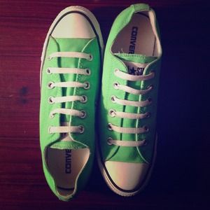 Neon Green Converse