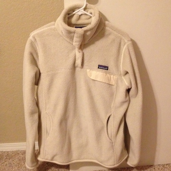 Patagonia snap-T ivory pullover