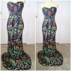 Multi-Colored Tube Dress