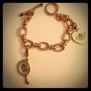 Juicy Couture Charm Bracelet with Mirror Charm