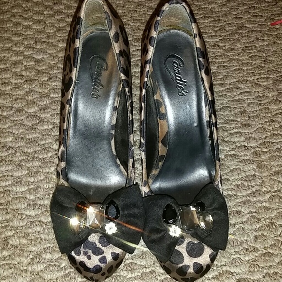 Cheetah fashion heels