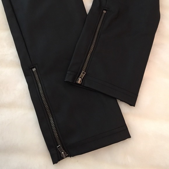 •SOLD•Faux Matte Leather Pants - Picture 2 of 4