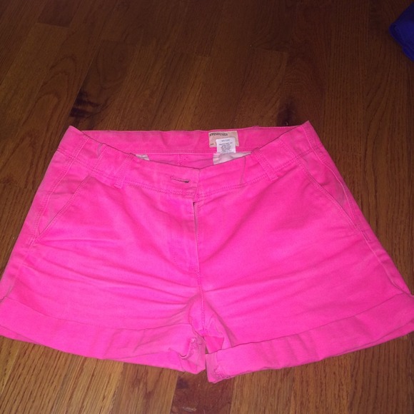 Hot pink jcrew shorts