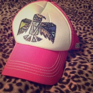 Hot pink Billa Bong cap.