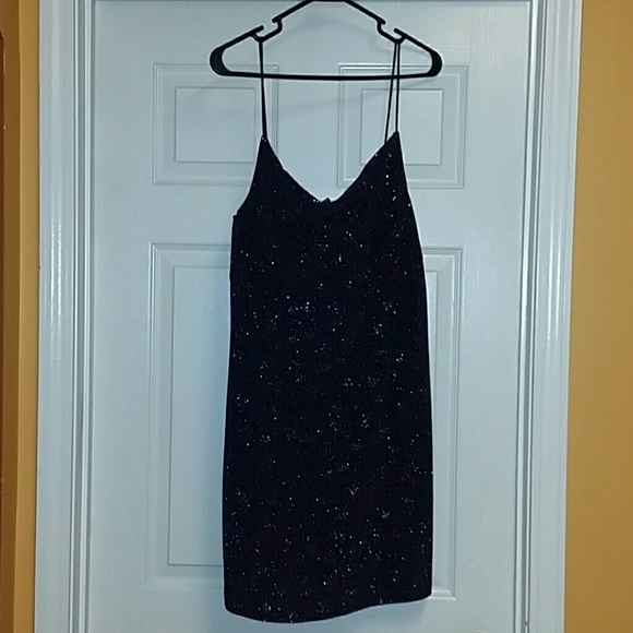 Purple shimmery dress