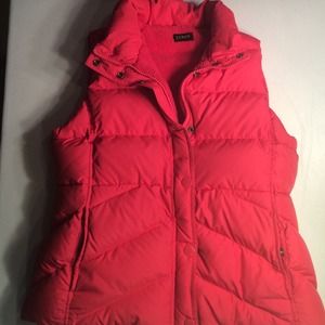 Jcrew Salmon Pink Puffer Vest