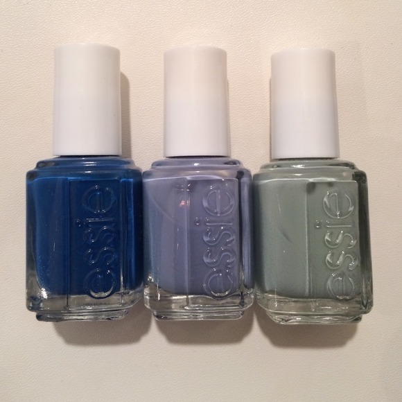 Essie shades of blue nail polish