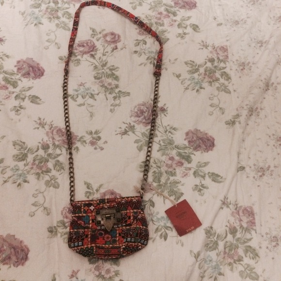 Mini summer tribal purse
