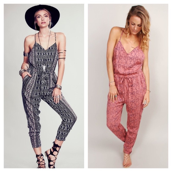 Free People Dresses & Skirts - 🚫SOLD - NEW Free People Red Sunset Romper