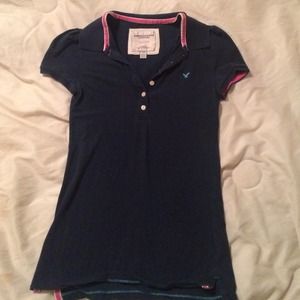American eagle navy polo
