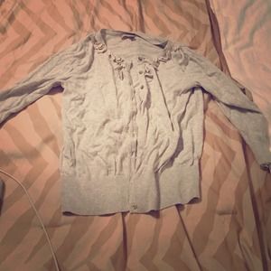 Grey cardigan