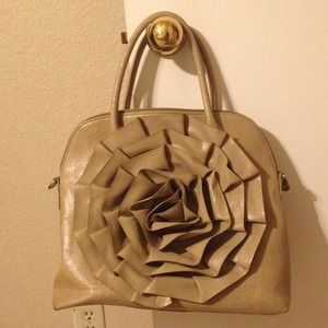 Big Buddha light tan handbag
