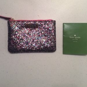 Kate spade Colorful Glitter Coin purse
