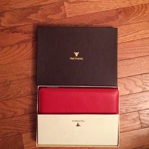 Piel Frama iPad air case RED LEATHER