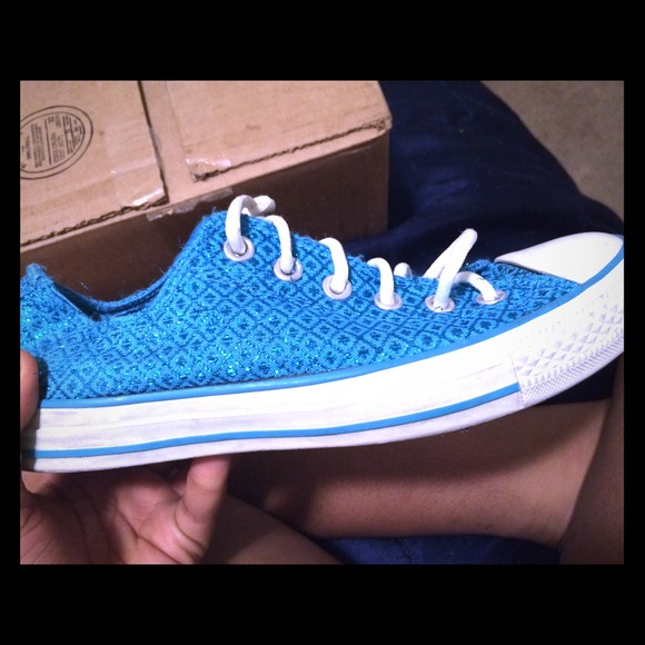 Blue converse