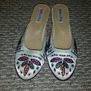 Beaded flats from Greece!