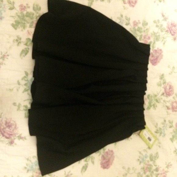 Fancy black skirt!