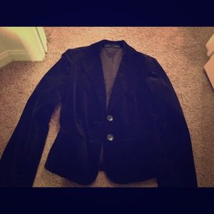 Express velvet blazer
