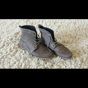 Urban Outfitters Grey Deck Boots