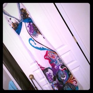 Patterned prom dress