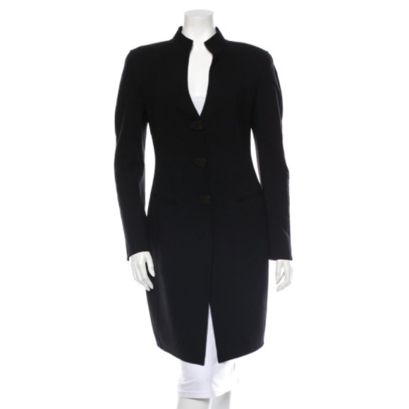 Donna Karan Black Coat Size S. Pristine Condition