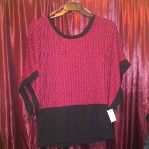 Dolman short sleeve top (plus size)