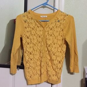 Bundle. (Black & Yellow cardigan)