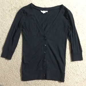 Black cardigan