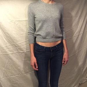 Grey cashmere sweater