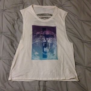 Graphic muscle tank