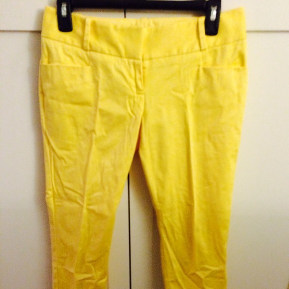 Yellow Capri Pants