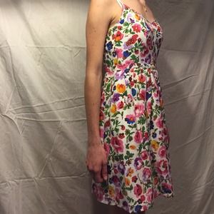 Fit and flare flower dress