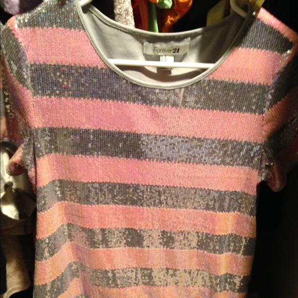 Forever 21 sparkle shirt.