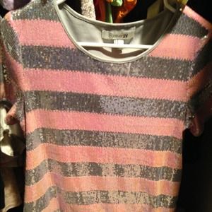 Forever 21 sparkle shirt.