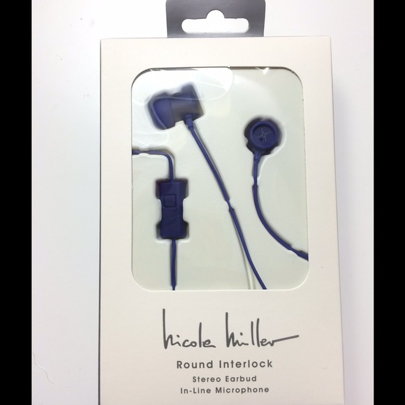 🚫SOLD🚫 Nicole Miller Headphones in Blue