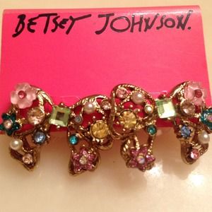 Betsey Johnson Bow tie earrings❤️🎀