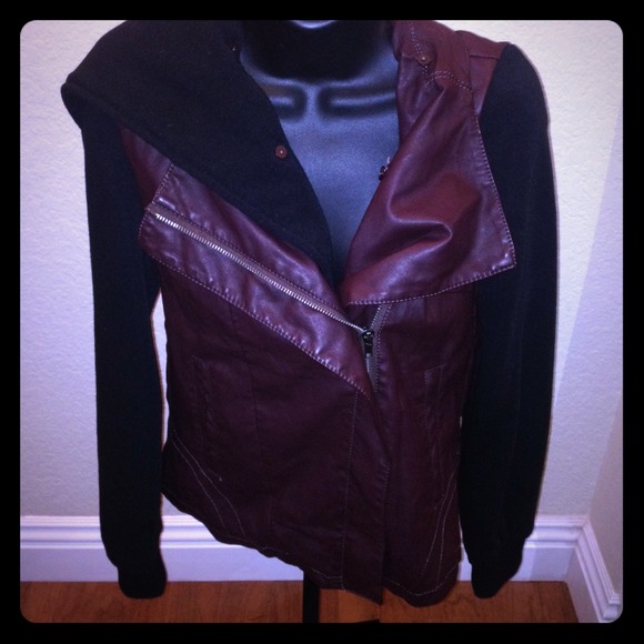 Sexy Moto Hoodie Jacket  Size M