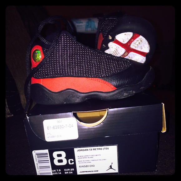 Toddler Jordan 13's retro size 8