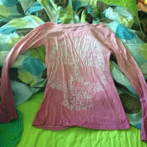 Ombré skull shirt